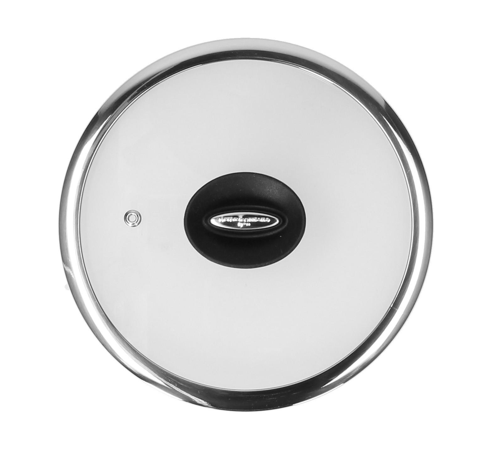 Poklopac Luxury, Ø: 22cm - prozirno, Basics, staklo (5/22/22cm) - Tognana