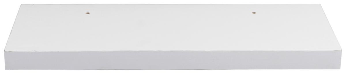 PÓŁKA ŚCIENNA SIMPLE - biały, Basics, materiał drewnopochodny/metal (60/3,8/23,5cm) - Boxxx