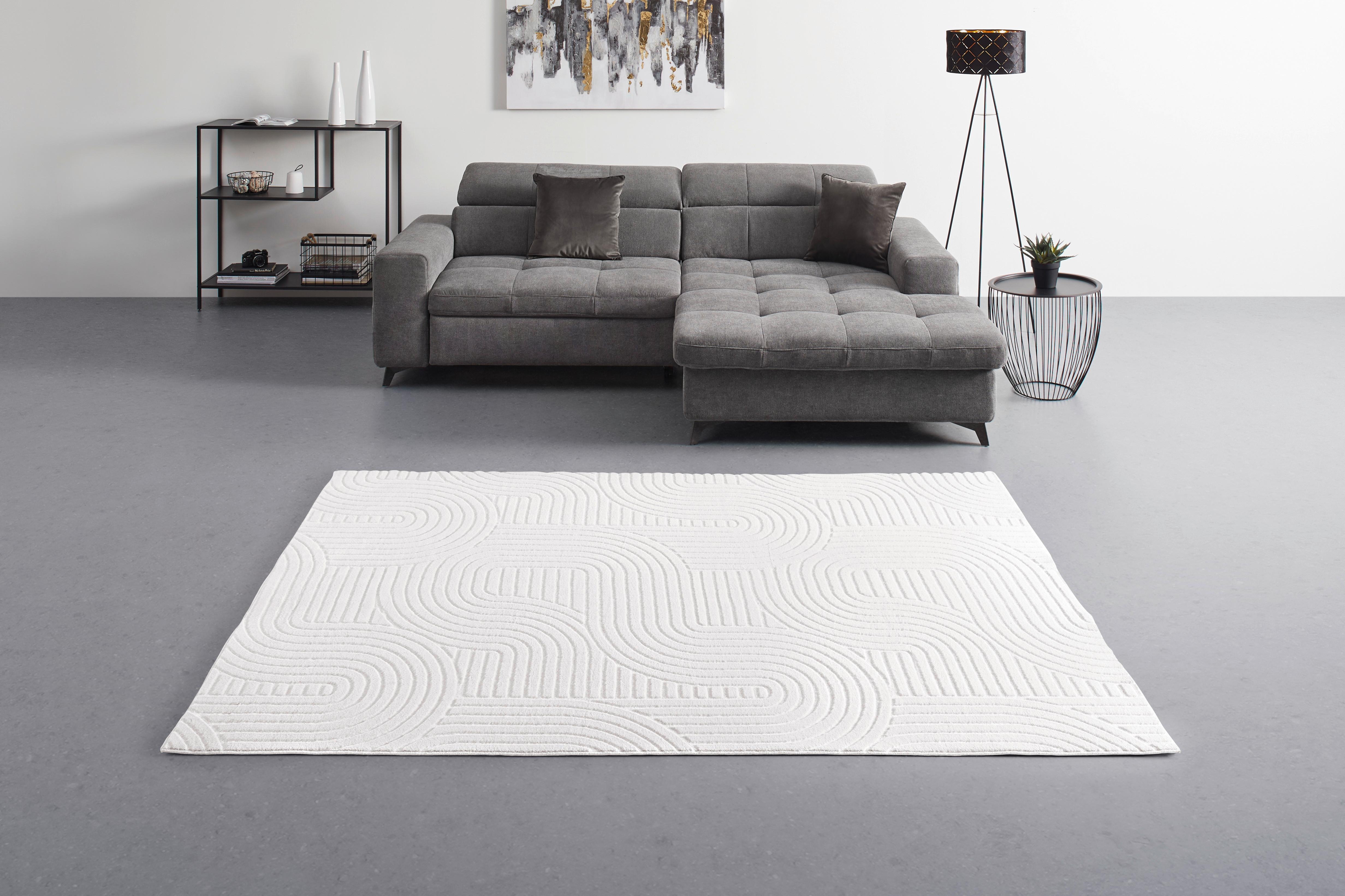 VÄVD MATTA ZEN WEAVE ROSE - cremefärgad, Klassisk, textil (80/140cm) - Mömax