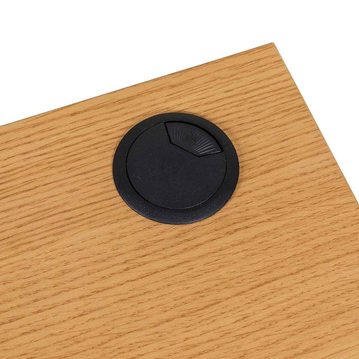 Pisalna Miza Berga, Bela, Barva Hrasta - barve hrasta/bela, Moderno, leseni material (120/50/78cm) - MID.YOU