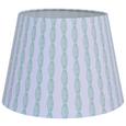 Leuchtenschirm Hope Grün/Weiß - Weiß/Grün, ROMANTIK / LANDHAUS, Textil/Metall (25-35/25cm) - Mömax modern living