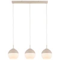 Hängeleuchte Ulla Sandfarben max. 60 Watt - Sandfarben, MODERN, Glas/Metall (90/20/120cm) - Mömax