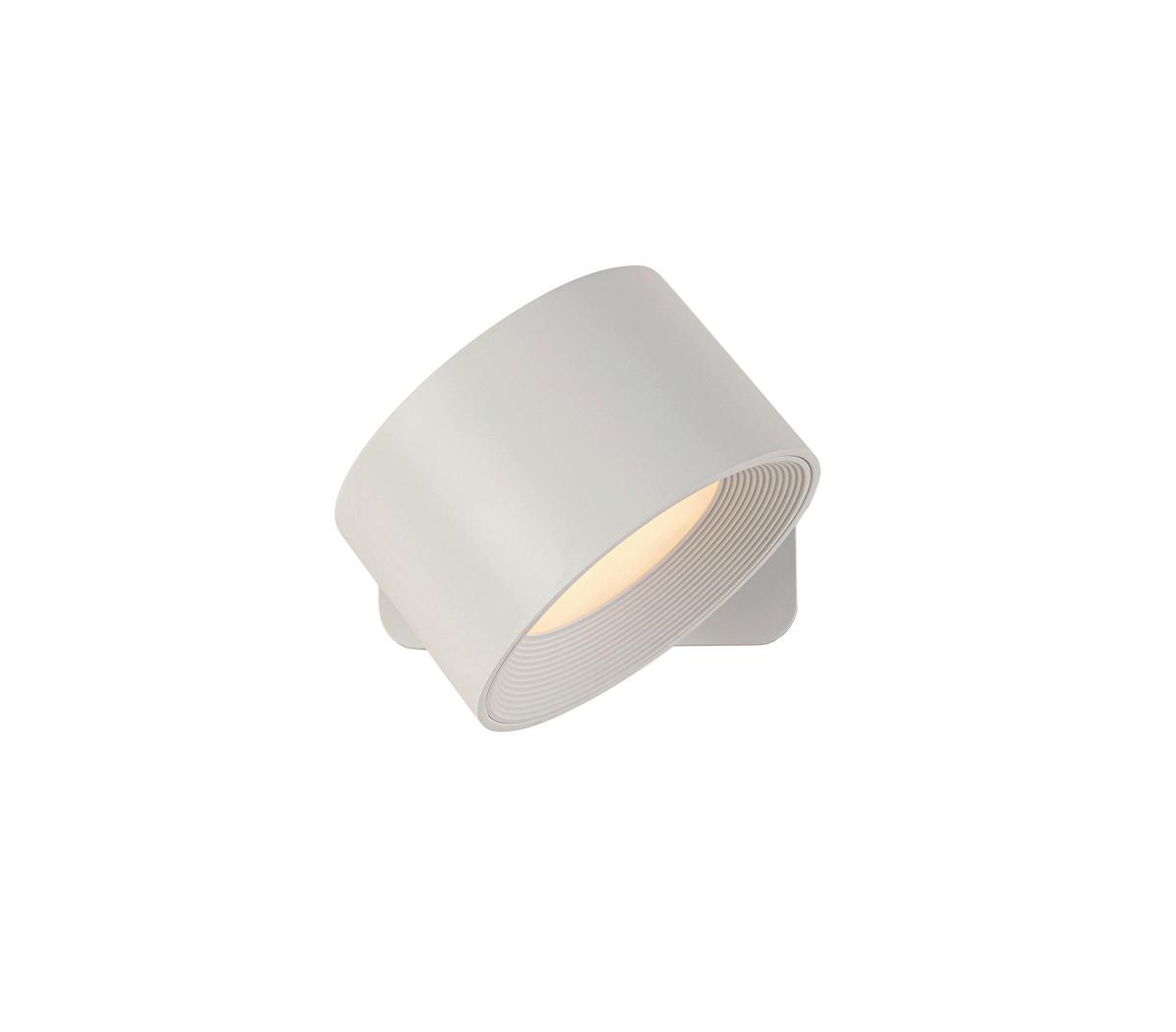 KINKIET AKUMULATOROWY SPOT - biały, Basics, tworzywo sztuczne/metal (9,2/8/4,5cm) - Novel