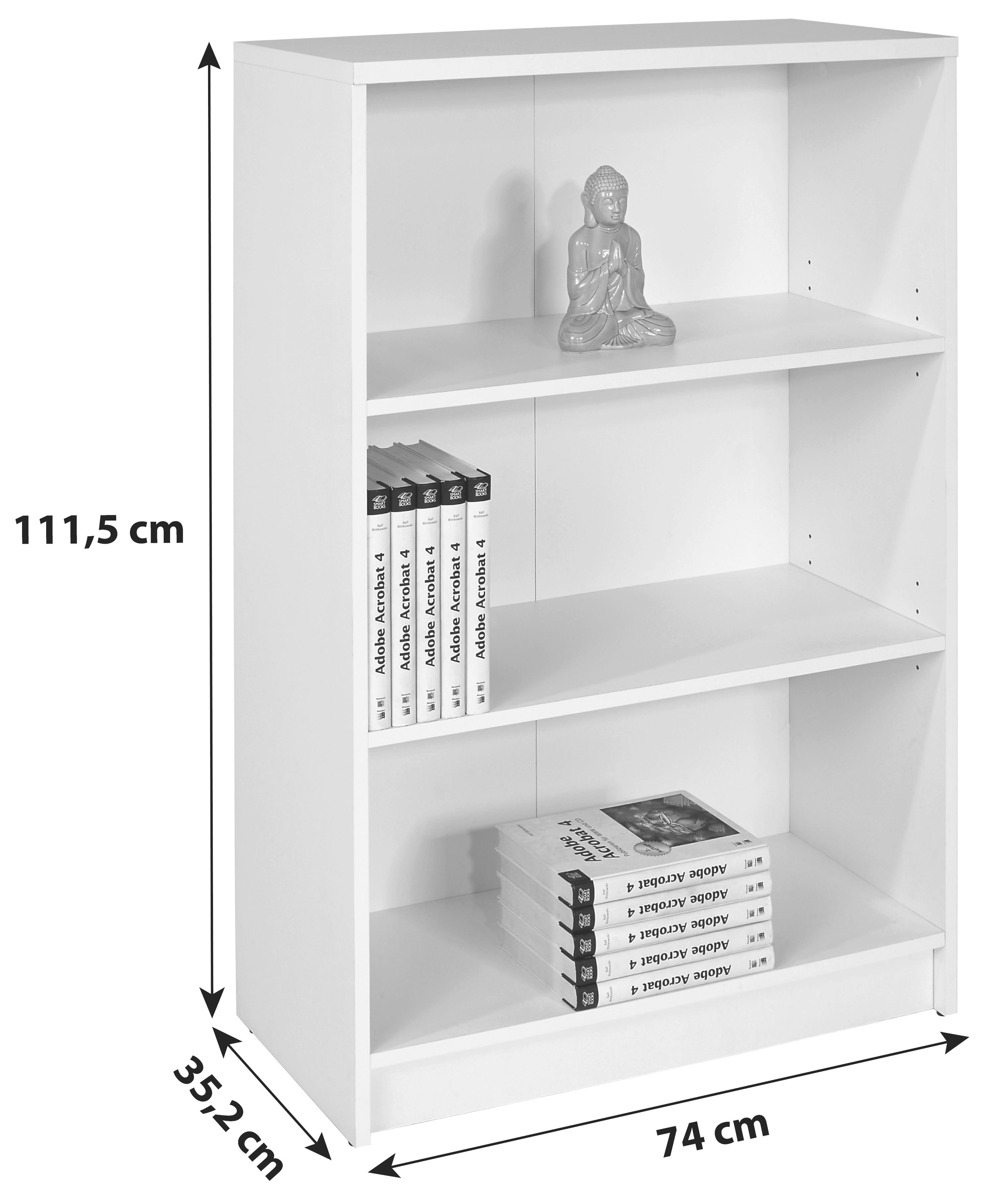 REGAŁ 4-YOU YUR02 - dąb sonoma, Modern, drewno (74/111,5/35,2cm)