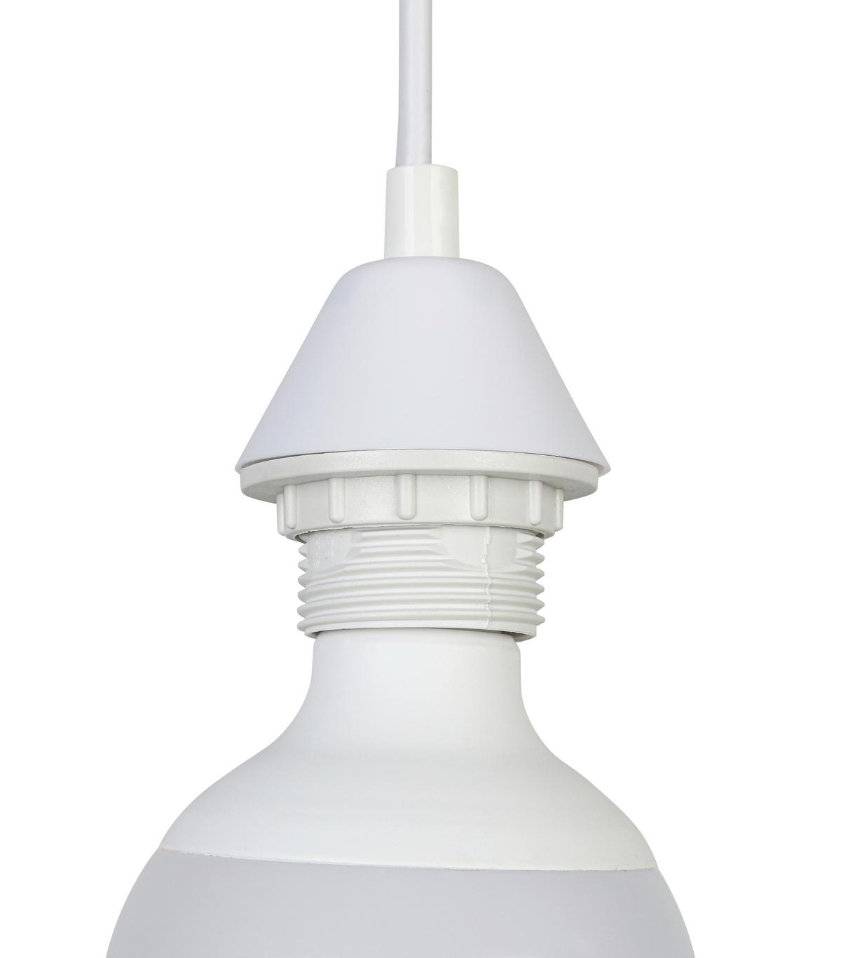Soclu pentru bec Lori - alb, Konventionell, plastic (7/7/140cm) - Mömax