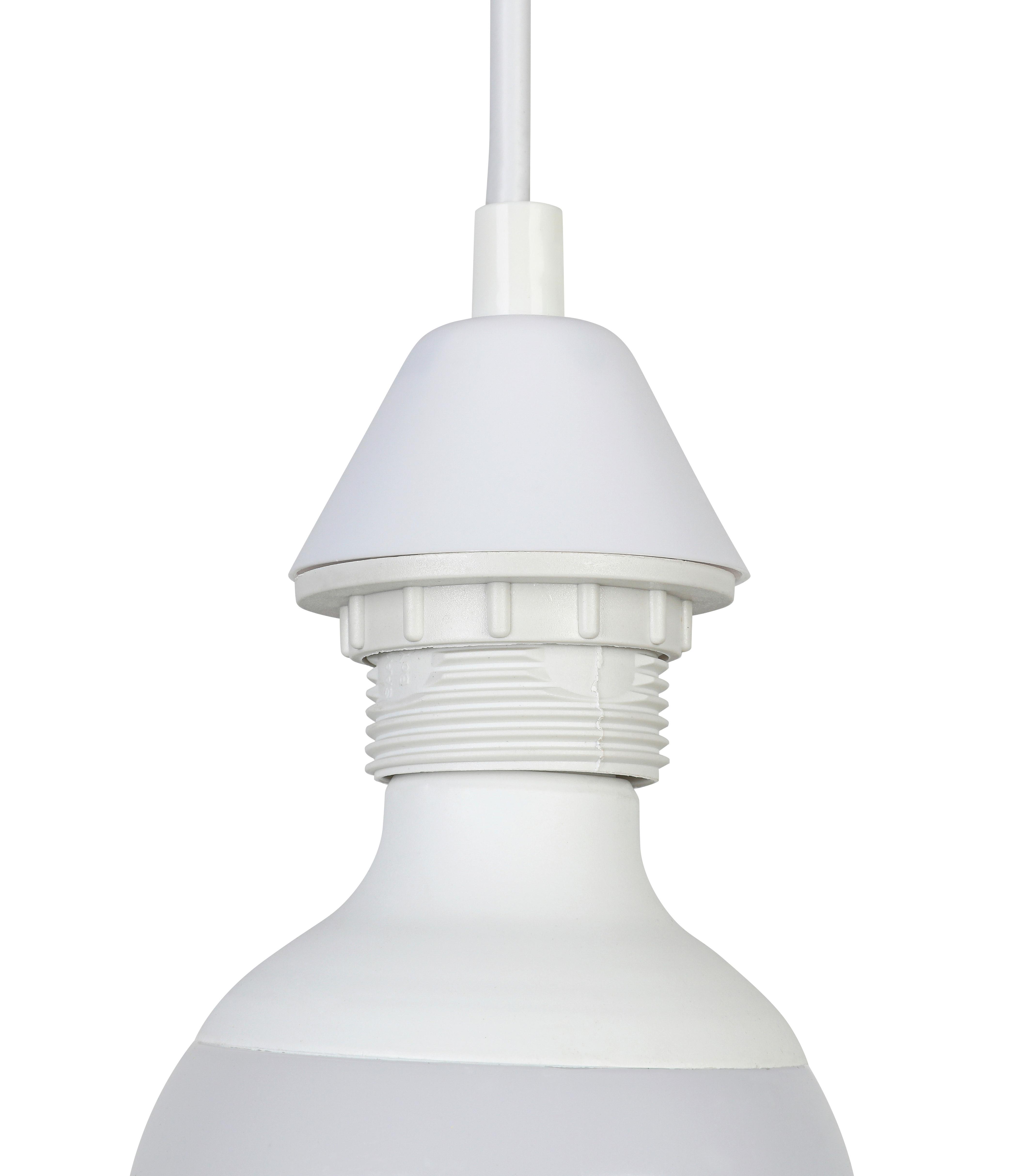 LAMPSOCKEL LORI - vit, Klassisk, plast (7/7/140cm) - Mömax