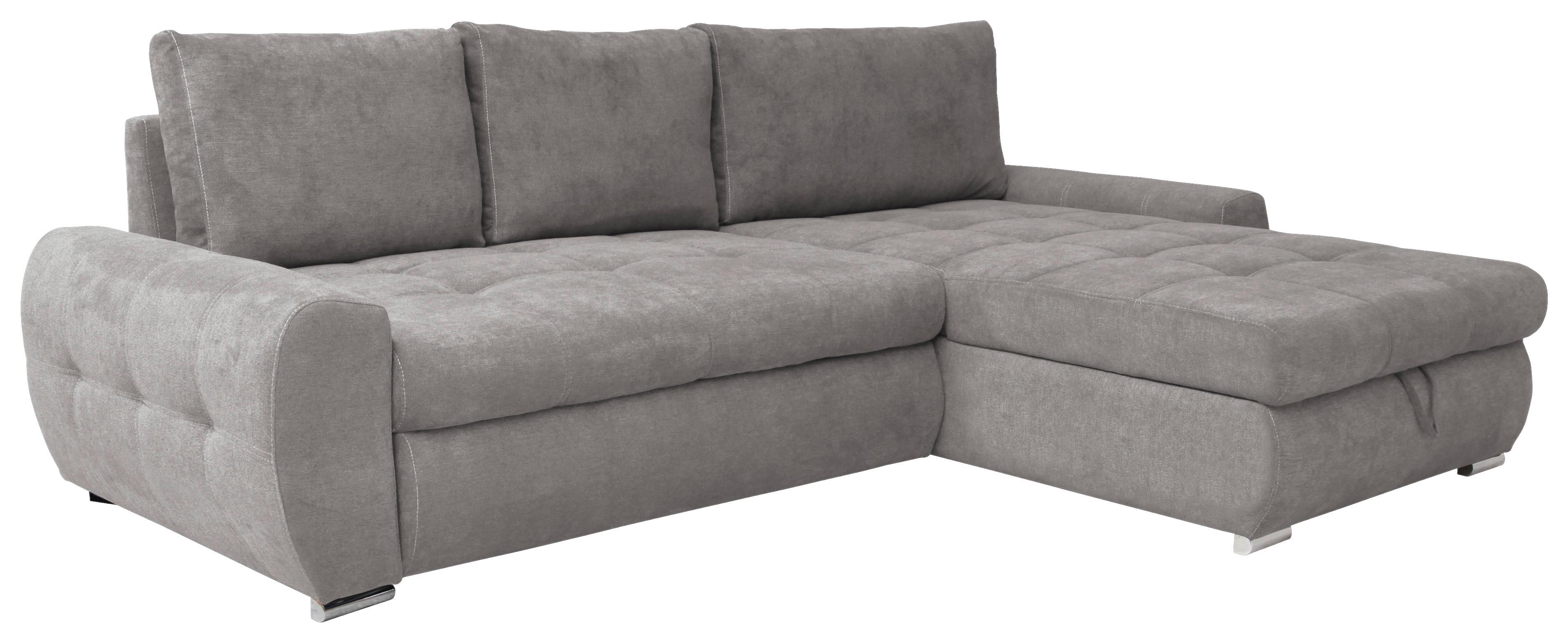 Colţar Extensibil Solar - fango/alb, Design, textil (277/175cm) - Modern Living