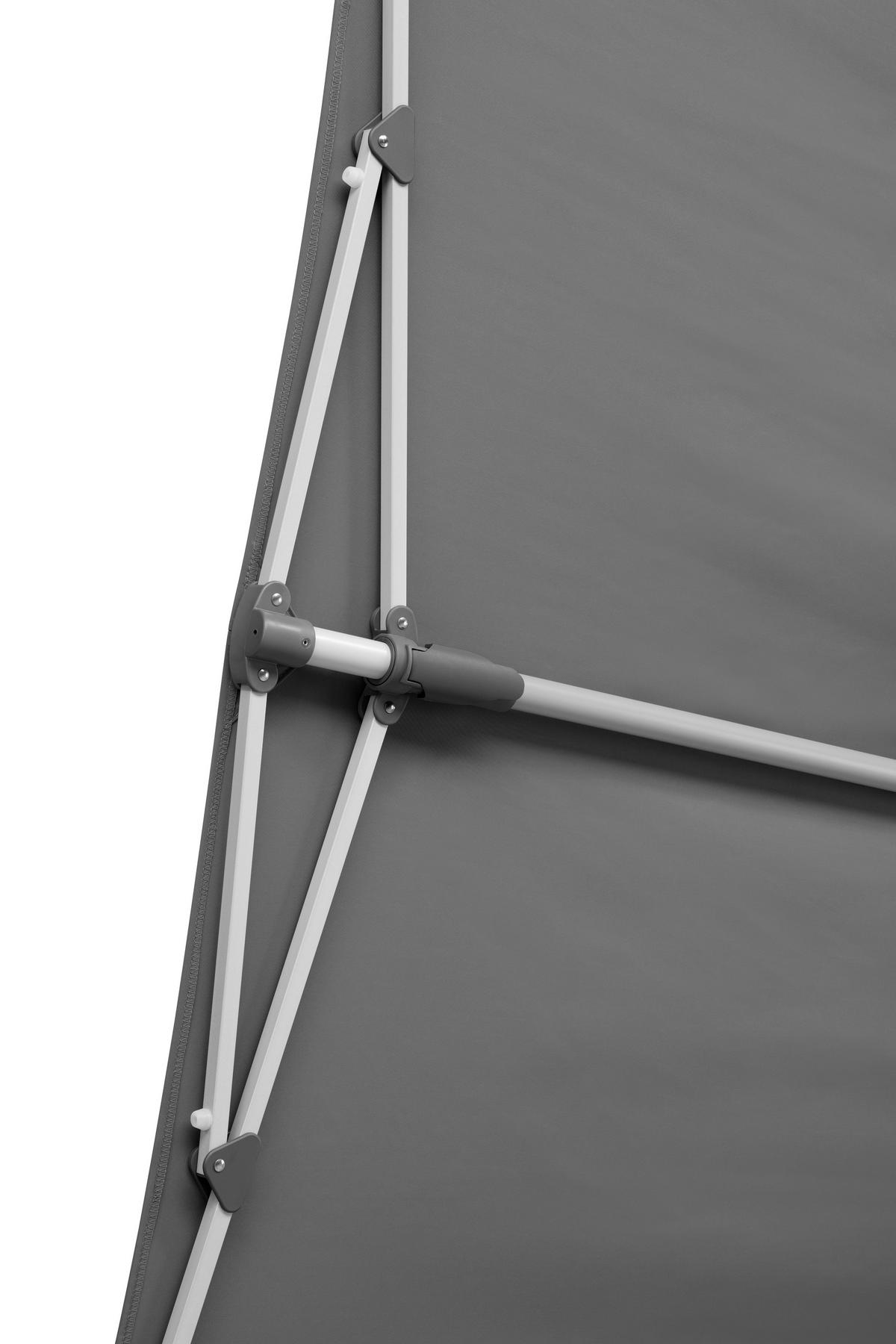 Ampelschirm Novara ca.190x188x140cm Anthrazit - Anthrazit, Basics, Textil/Metall (190/188/140cm) - Schneider