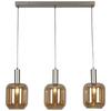 HÄNGLAMPA SIOP - bärnstensfärgad/champagne, Modern, metall/glas (80/20/120cm)