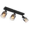 SPOTLIGHT RUDIO - svart, Modern, metall/glas (41/7/14cm) - Mömax