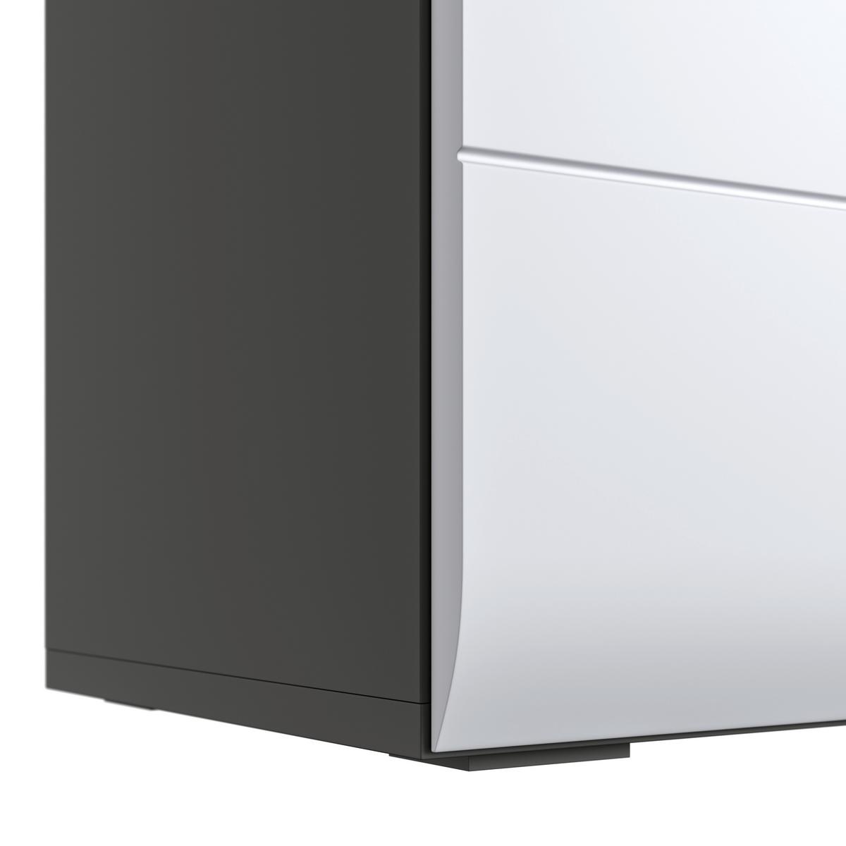Donji Element Pearl New - bijela/antracit, Konvencionalno, drvni materijal/plastika (40/77,4/29,6cm)