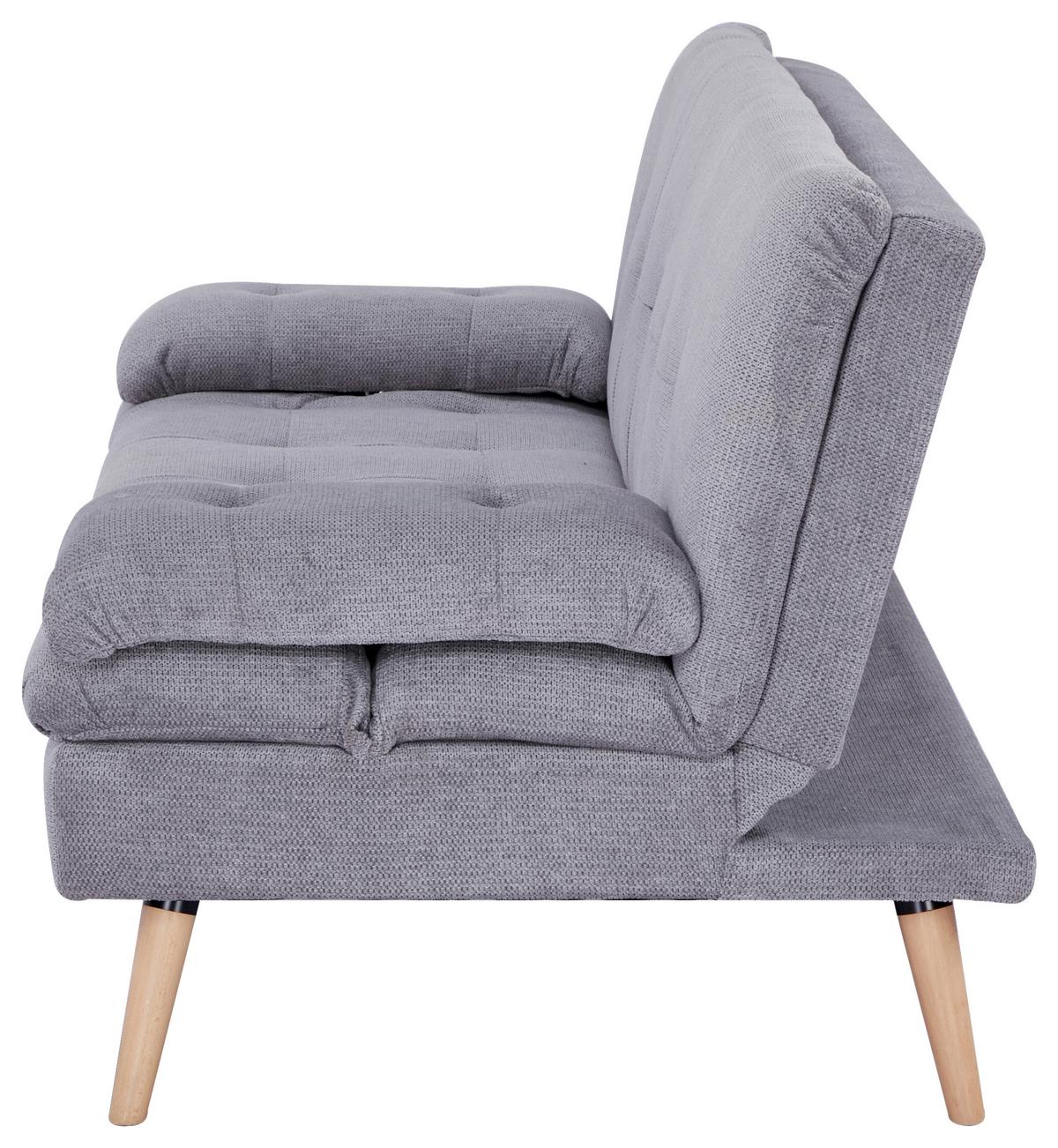 Zofa Armano, Posteljna Funkcija, Siva - siva/naravne barve, Basics, tekstil/les (190/83/87cm) - P & B