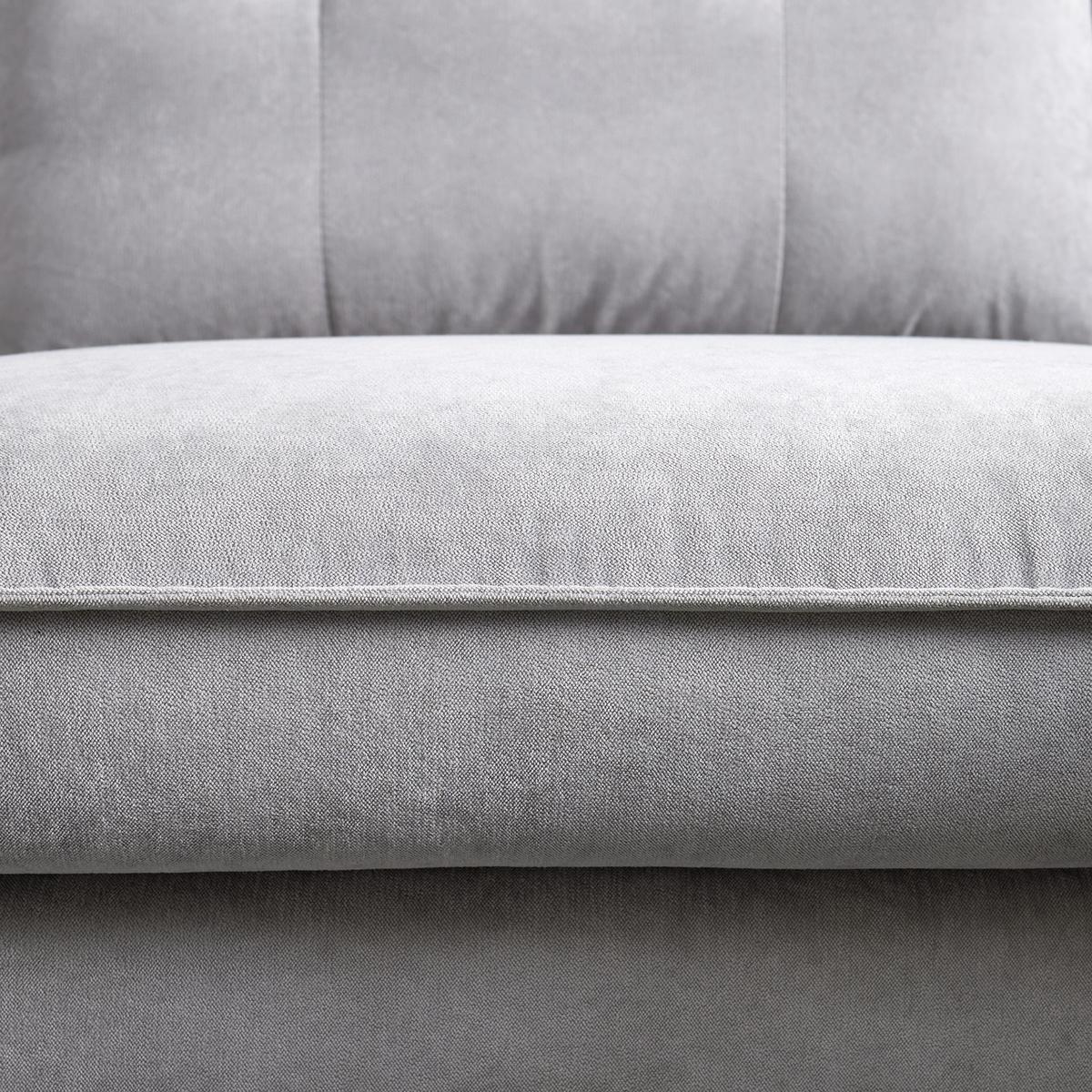 Sarokkanapé Sandro - világosszürke, Modern, textil/fa (258/86/82-160cm) - Bessagi Home