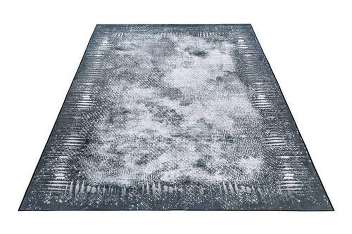 Flachwebeteppich My Tampa 132 - Grau, Design, Textil (80/150cm)