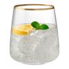 DRICKSGLAS 1975 - GOLD - klar, Romantik / Lanthus, glas (0.40l)