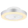 PLAFONDVENTILATOR VIVEA - Opaal/Zilverkleurig, Basics, Kunststof/Metaal (132/40,6cm)