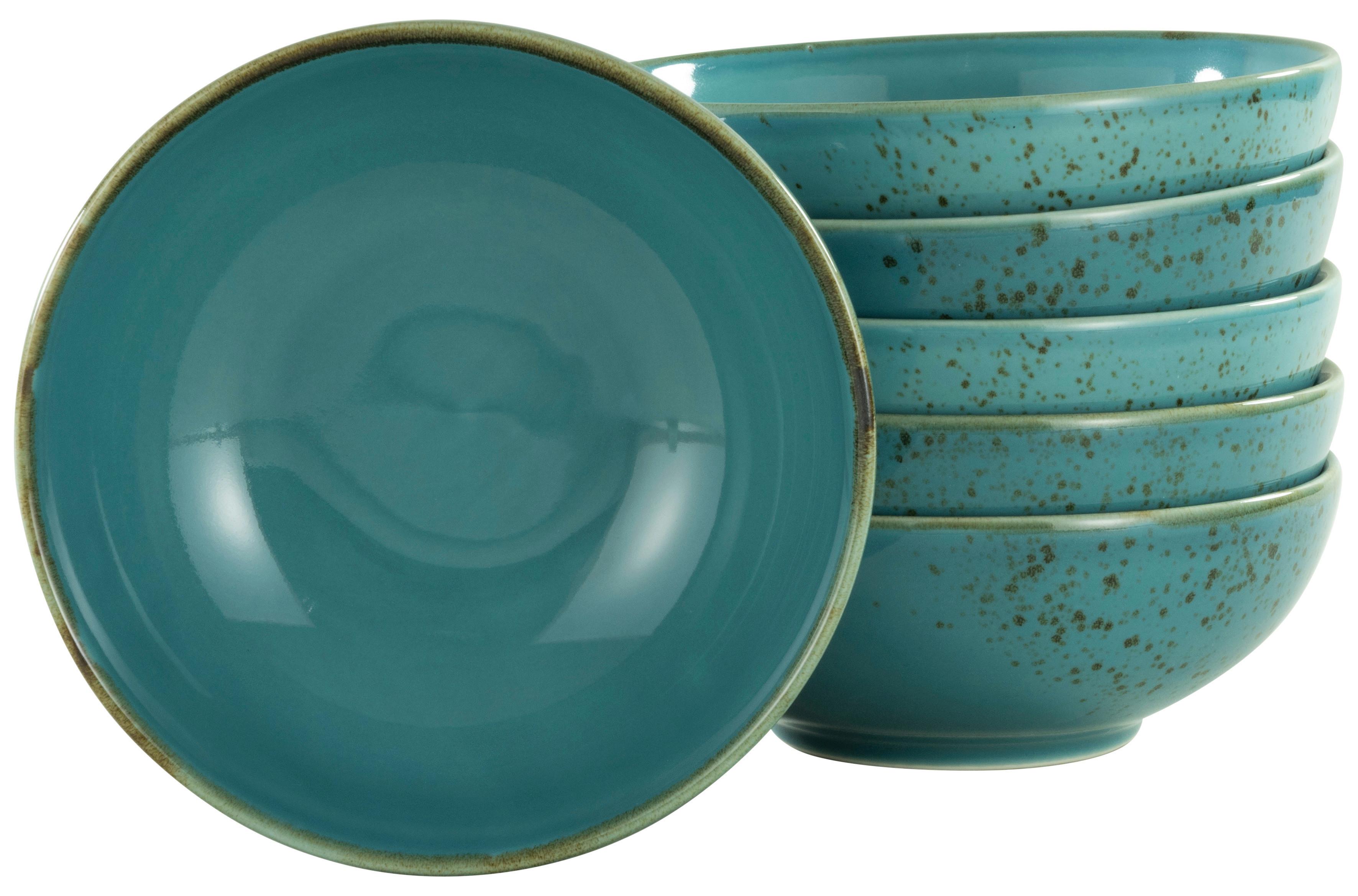 Set Skodelic Za Omake Water, 6-Delni - turkizna, Trend, keramika (11,5cm) - Creatable