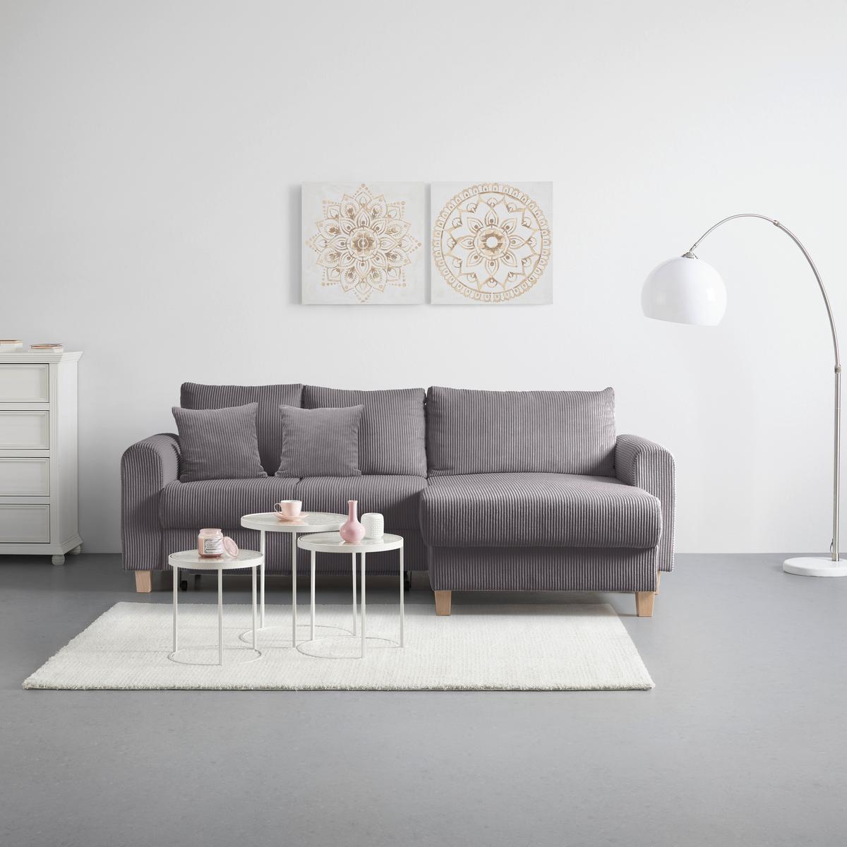 Coltar LILLE - grafit, Modern, textil (232/110/156cm) - Best Price