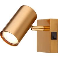 Strahler Robby in Goldfarben max. 25 Watt - Goldfarben, Metall (7/13/10cm) - Globo