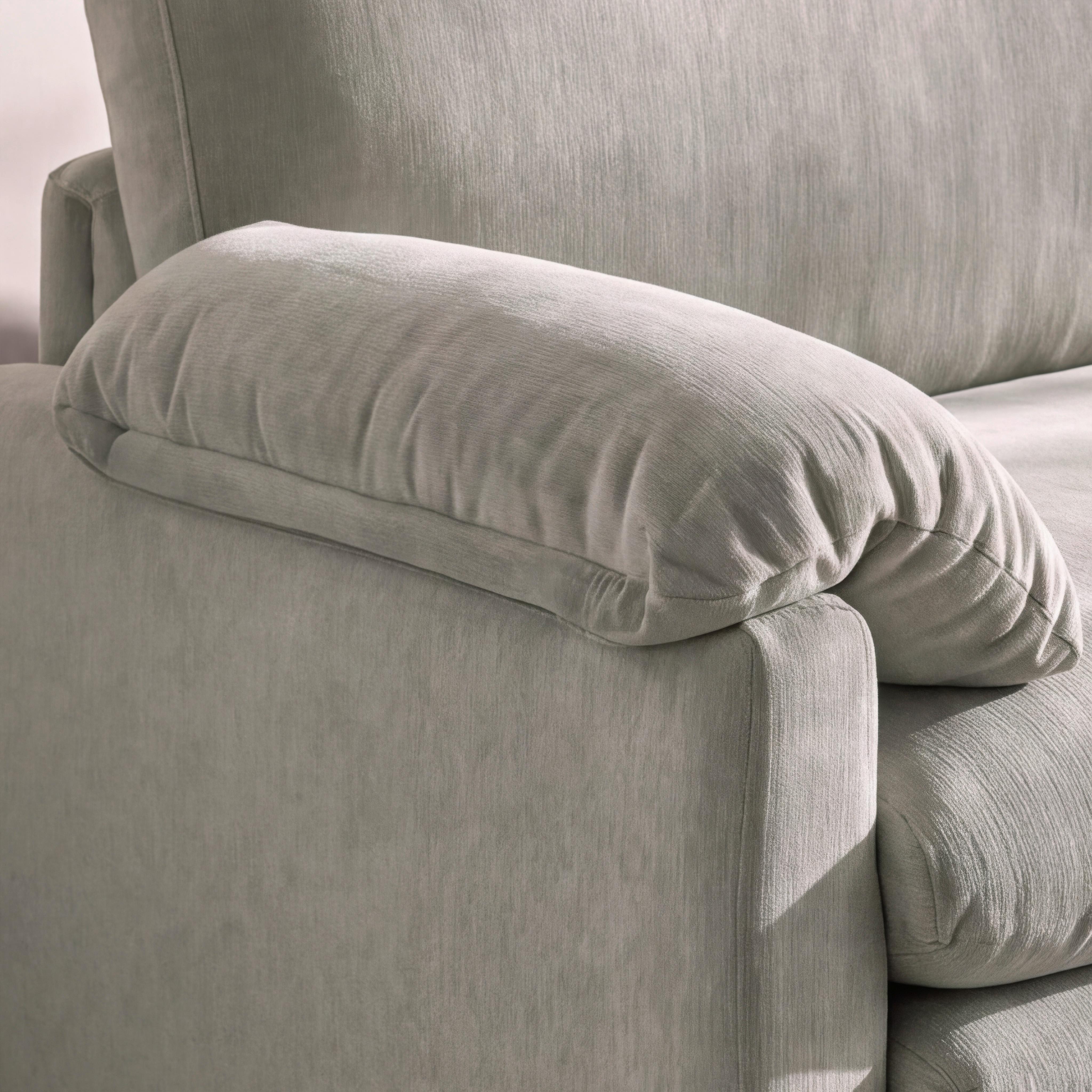 SOFFA ALESSIA - grå/svart, Modern, trä/textil (188/137cm) - Bessagi Home