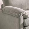 SOFFA ALESSIA - grå/svart, Modern, trä/textil (188/137cm) - Bessagi Home