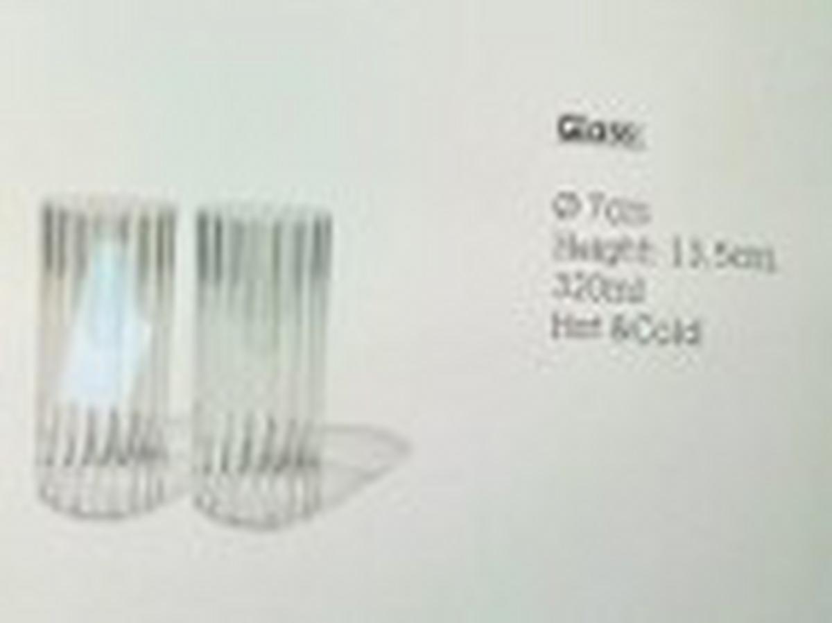 Set de pahare Klara - cca. 320ml - transparent, Modern, sticlă (7/13.5cm) - Mömax