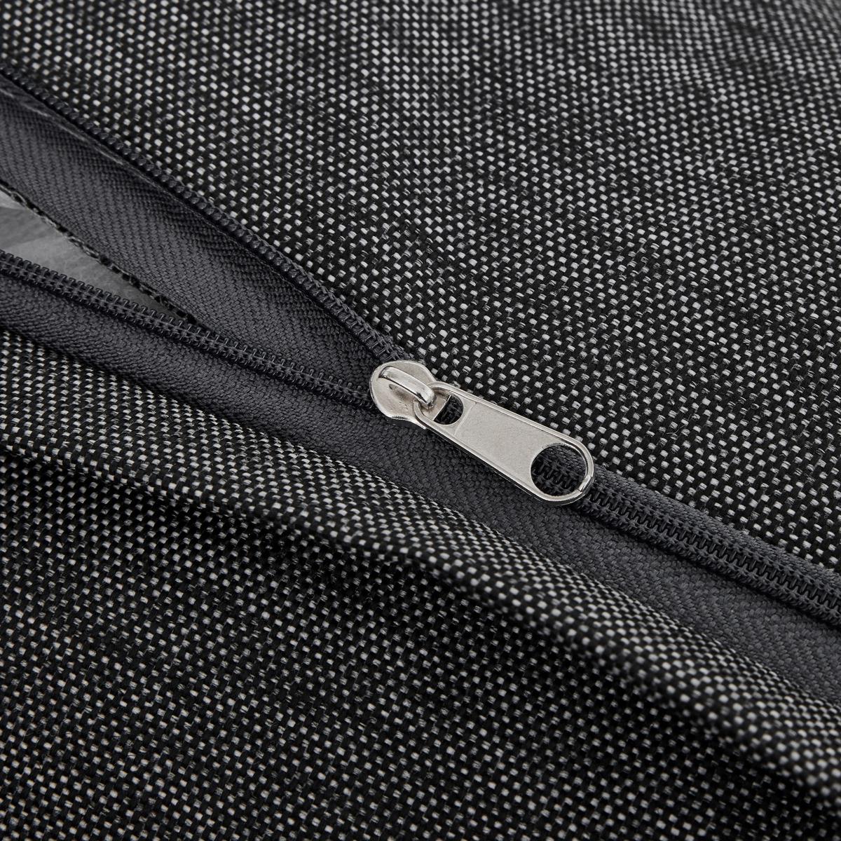 Dining-Loungeset Bella Outdoorgewebe - Dunkelgrau/Schwarz, Modern, Glas/Kunststoff (203/66/77cm) - Bessagi Garden