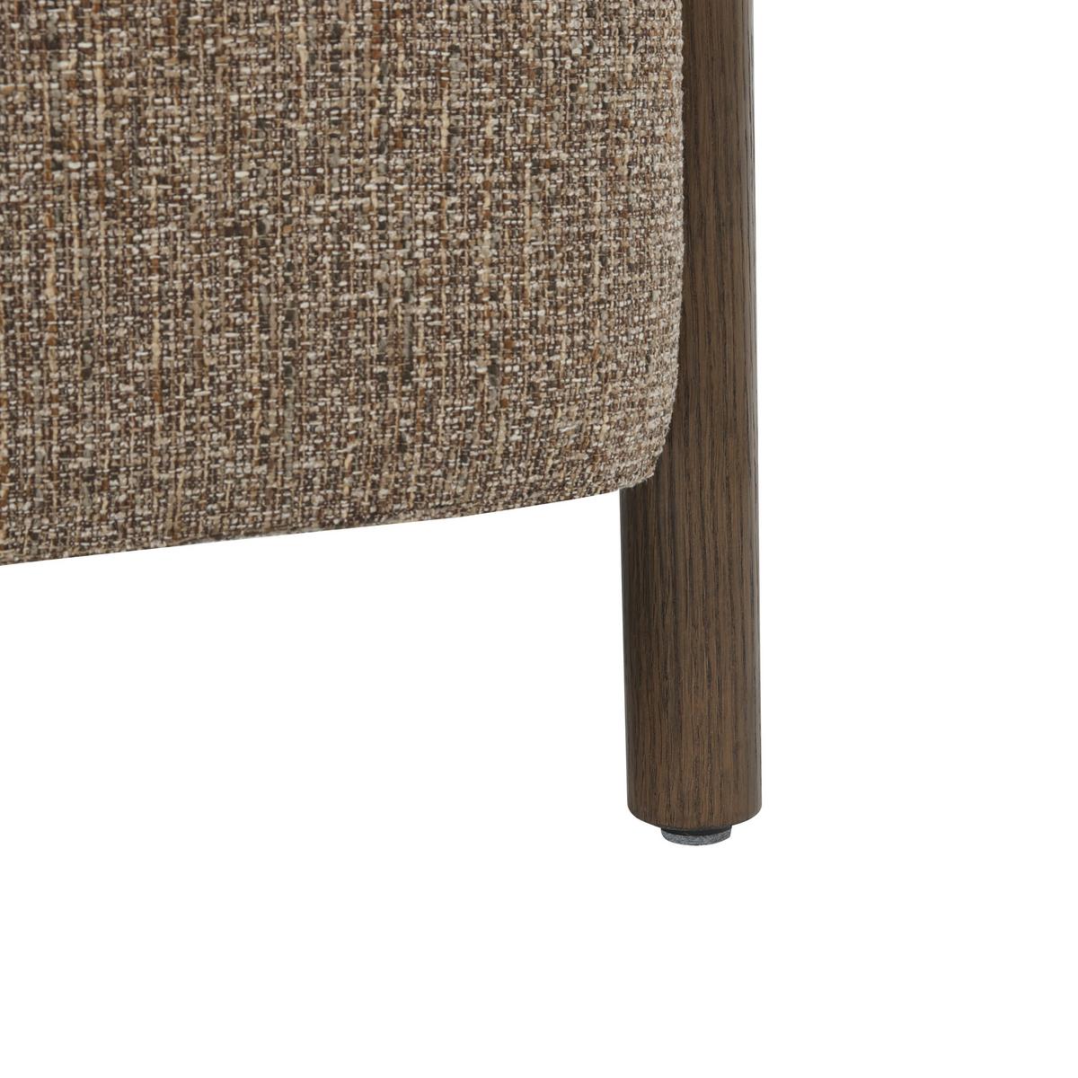 Tv Fotelja Allure - crno-smeđa/smeđa, Moderno, drvo/tekstil (73/70/69cm) - Mömax