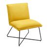 Sessel Filip Gelb Webstoff - Gelb, MODERN, Holz/Textil (63cm) - Bessagi Home