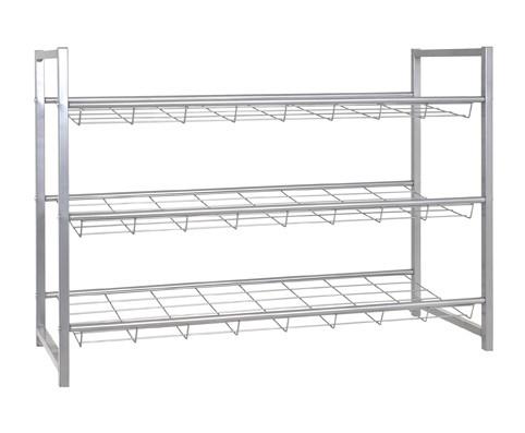Regal Za Čevlje Jasper 3, Barva Aluminija - barve aluminija, Konvencionalno, kovina (80/60/30cm) - Mömax