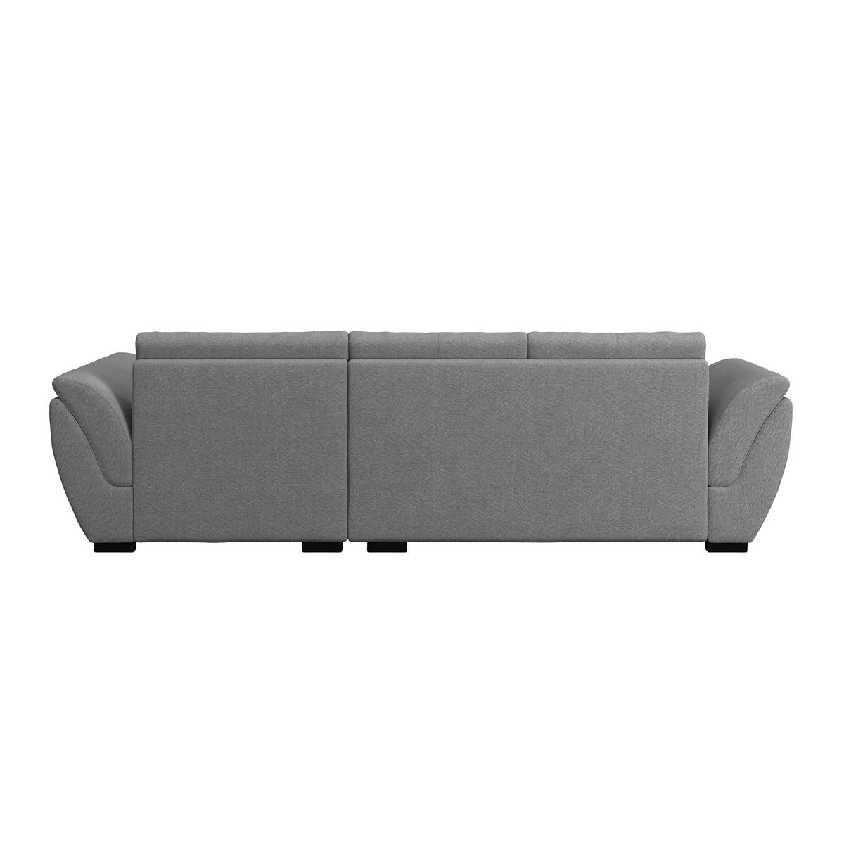 Kutna Garnitura Berisso - crna/antracit, Konvencionalno, tekstil (278/187cm) - Ondega