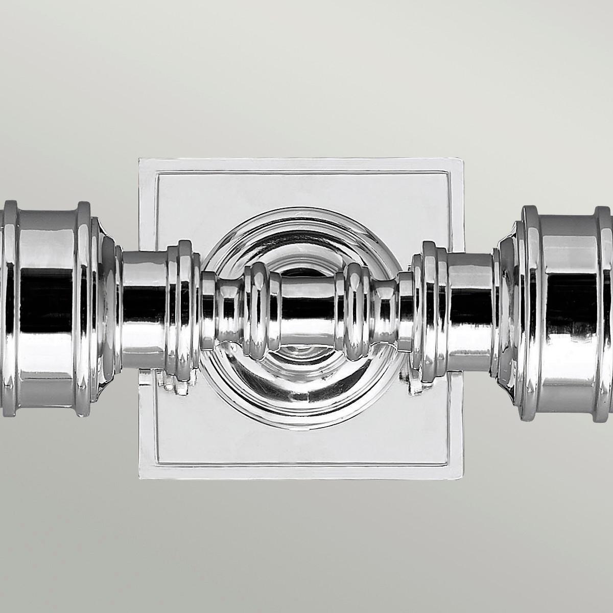 Kupaonska Zidna Svjetiljka Fe-Payn-Or2-Bath - boje kroma, Design, staklo/metal (55,9/12,7/12.7cm)