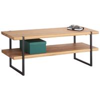 SIEDZISKO DO PRZEDPOKOJU STUDIOLINE - kolor dębowy, Natur, metal/drewno (120/45/40cm) - Linea Natura