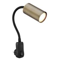 Wandleuchte Robby in Schwarz max. 25 Watt - Schwarz, Basics, Kunststoff/Metall (5,5/32/43cm) - Globo