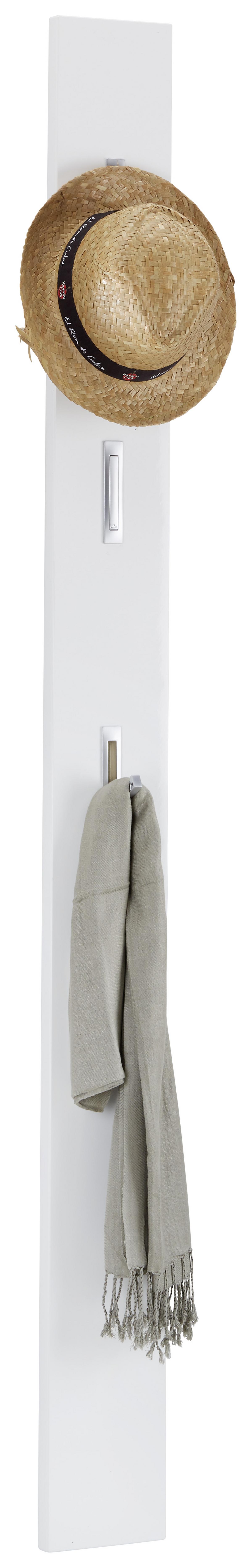 Garderobenleiste Weiß - Weiß, MODERN, Holzwerkstoff (15/170/3cm)