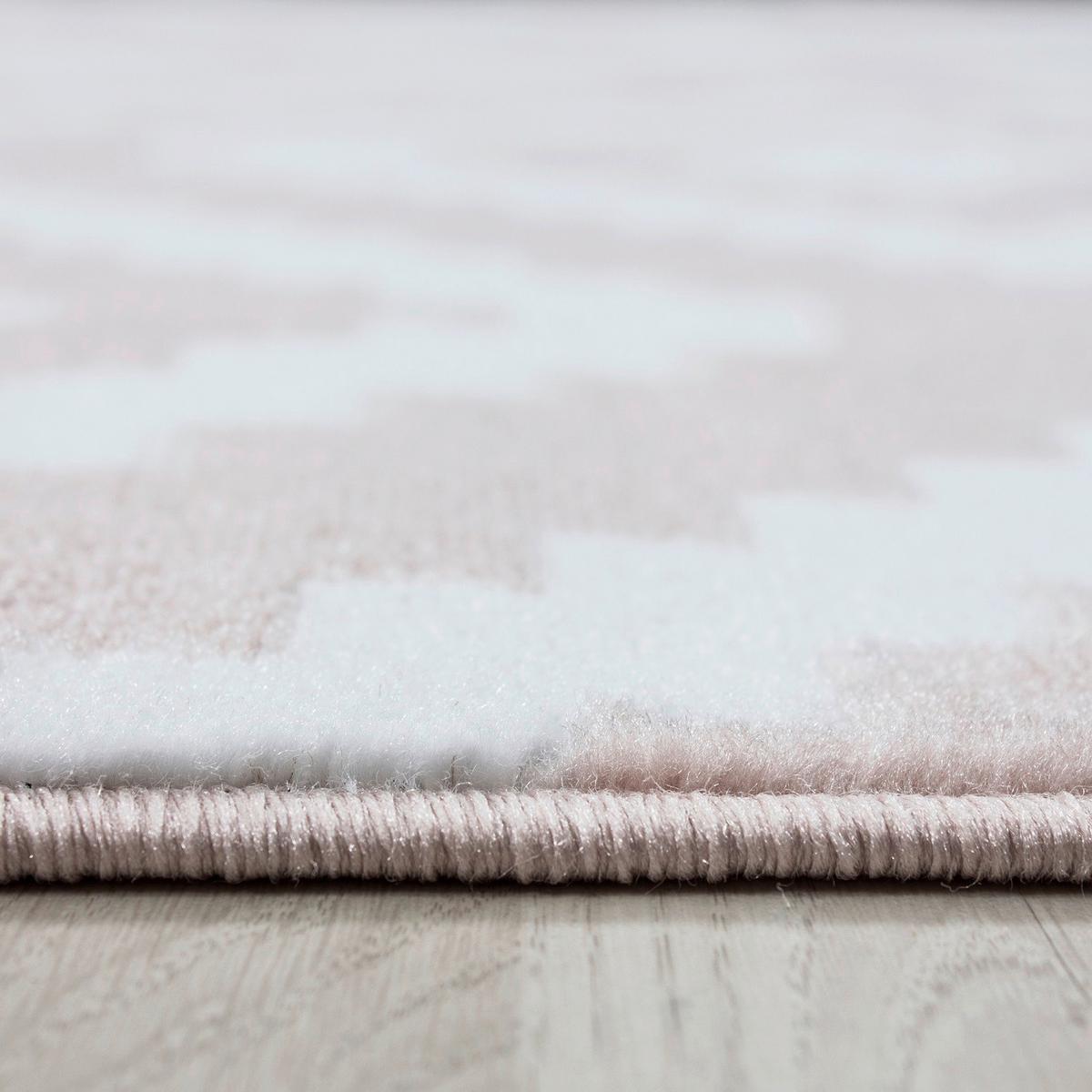 Webteppich Plus Pink ca. 200x290cm - Pink, KONVENTIONELL, Textil (200/290cm) - Novel