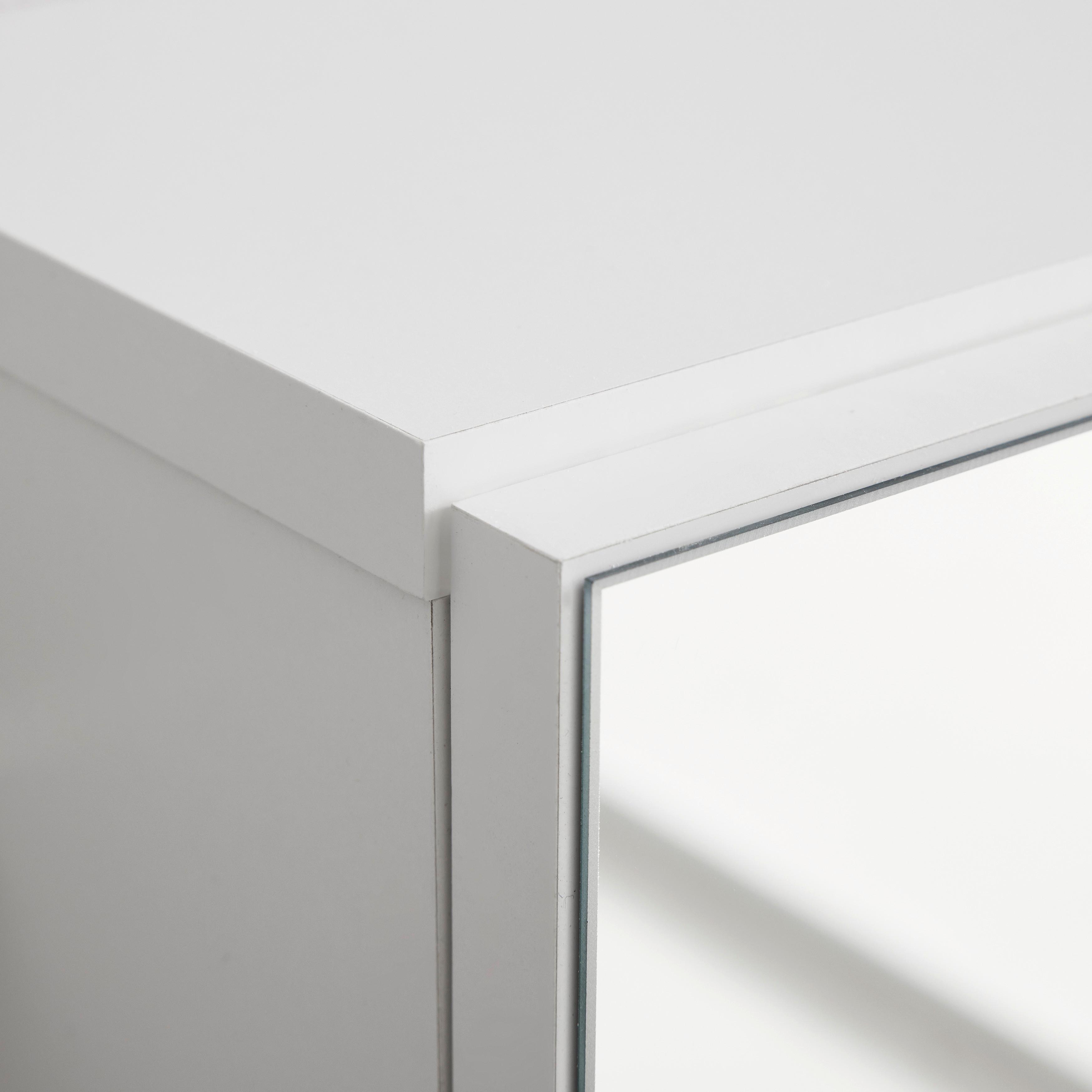 SMINKBORD EVA II -EXKLUSIV- - Modern, trämaterial/glas (100/140/45cm) - Mömax