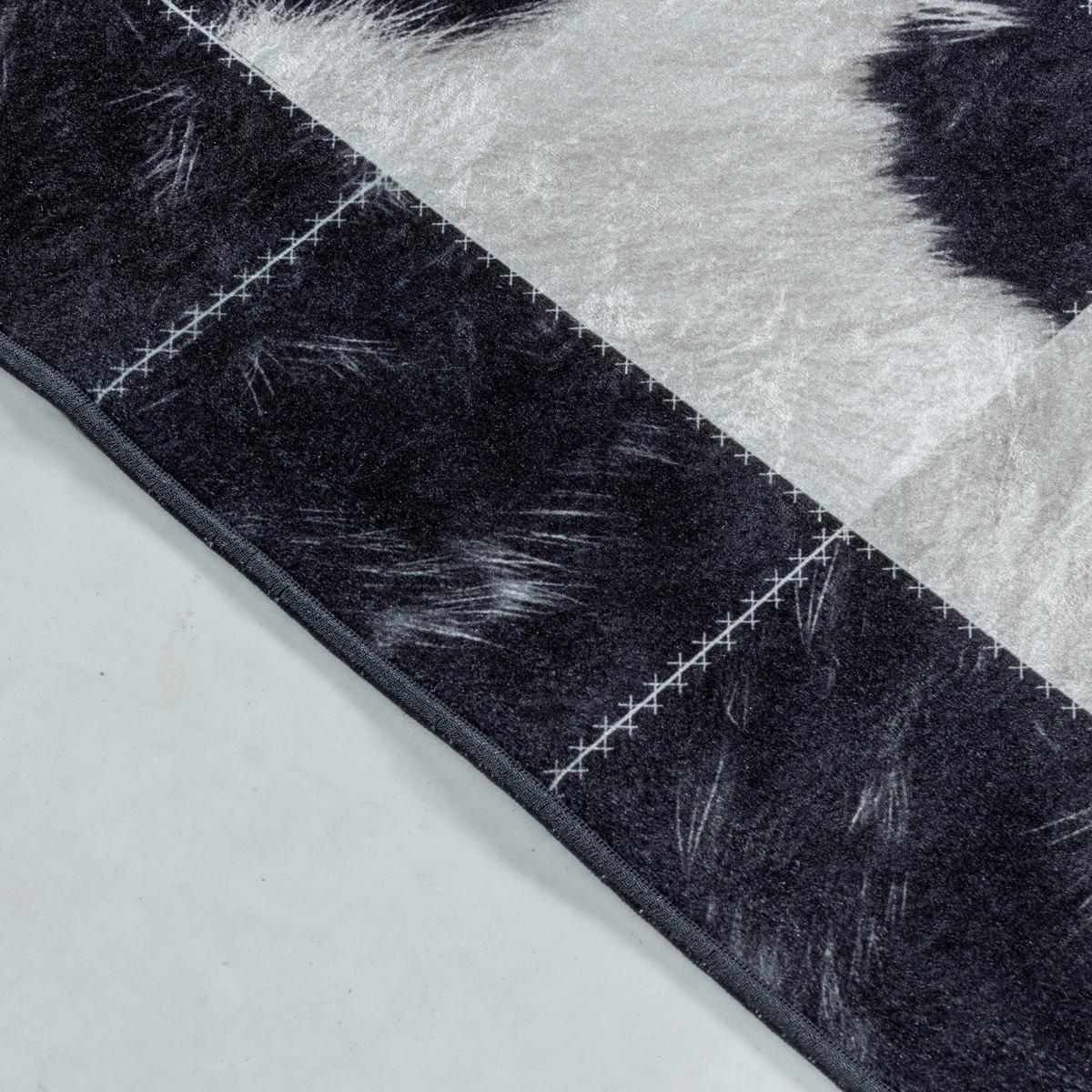 Flachwebeteppich Fiesta Creme/Schwarz ca. 120x170cm - Creme/Schwarz, Design, Textil (120/170cm) - Novel