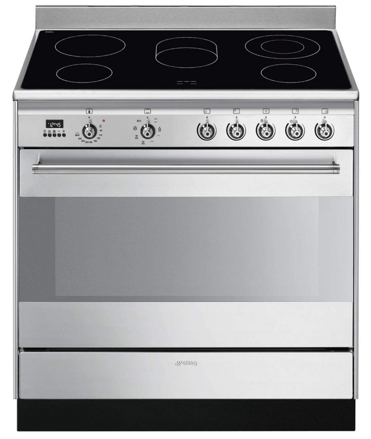 Herd SUK91CMX9 in Edelstahl - (90/90/60cm) - SMEG