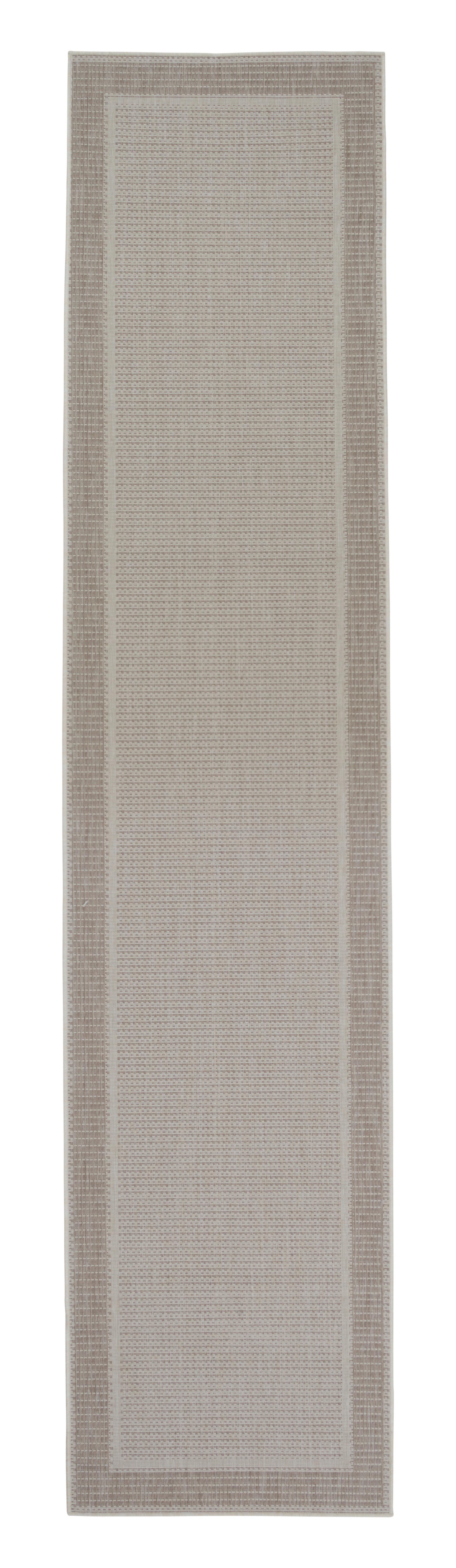 Flachwebteppich Country Beige 1 ca. 80x350cm - Beige, KONVENTIONELL, Textil (80/350cm) - Modern Living