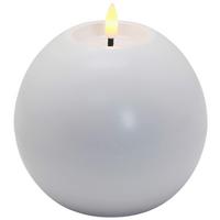 LED-Kerze Lioris Weiß max. 0,06 Watt - Weiß, Natur, Kunststoff (12/11cm) - Mömax