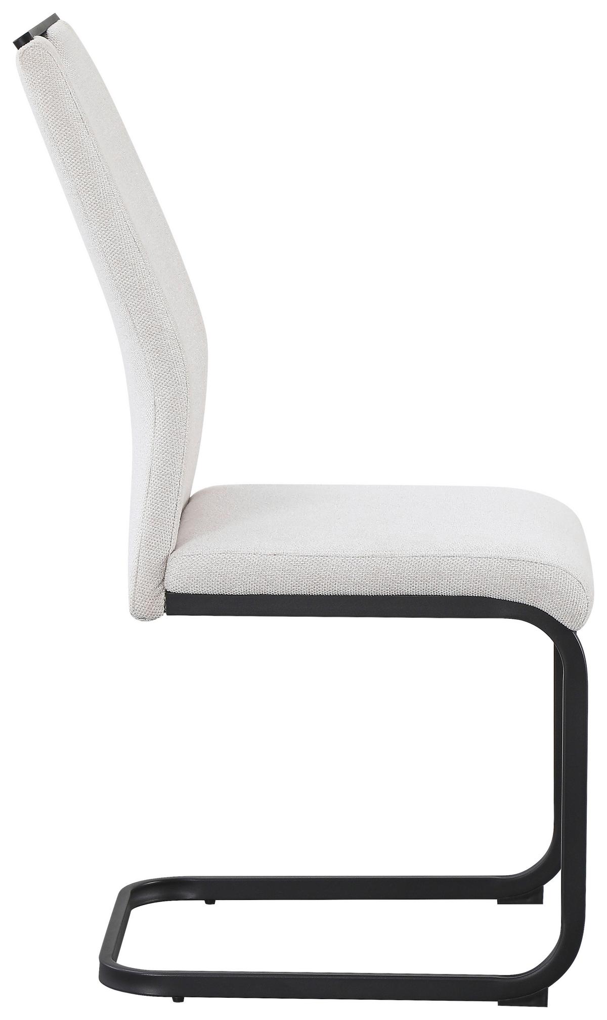 Nihajni Stol Maya - črna/bež, Trend, kovina/tekstil (58/98/43cm)