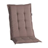 Sesselauflagen-Set Pana 4-tlg. Hochlehner Taupe - Taupe, KONVENTIONELL, Textil (50/8/123cm) - Ambia Garden