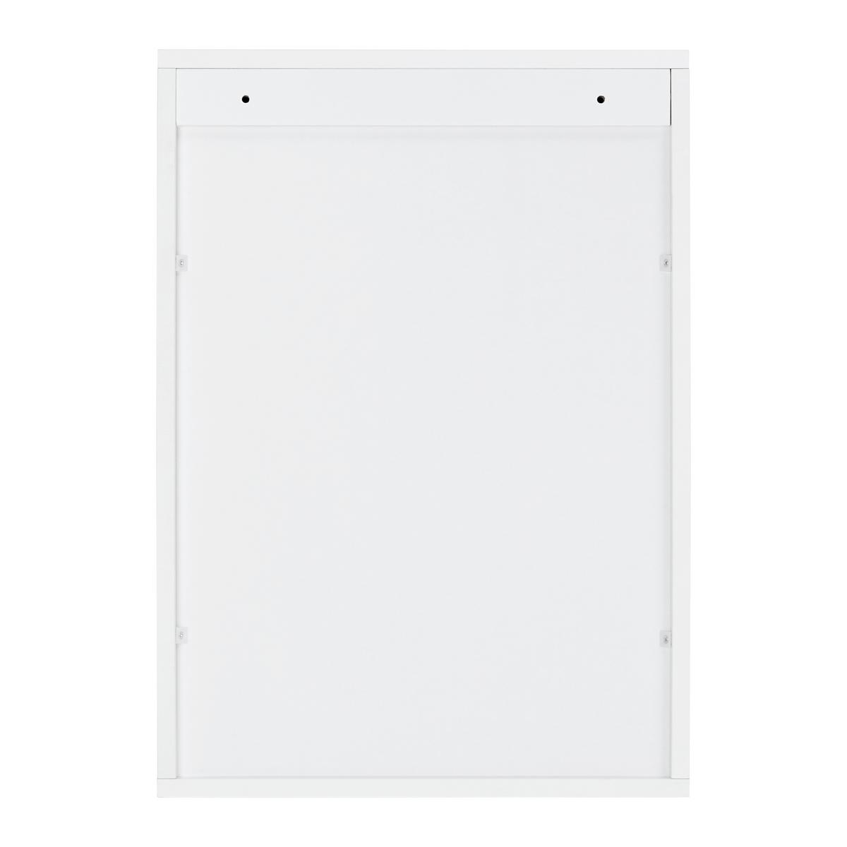 Faliszekrény Rocco - fehér/szürke, Modern, fa (42,6/60/20cm) - Bessagi Home