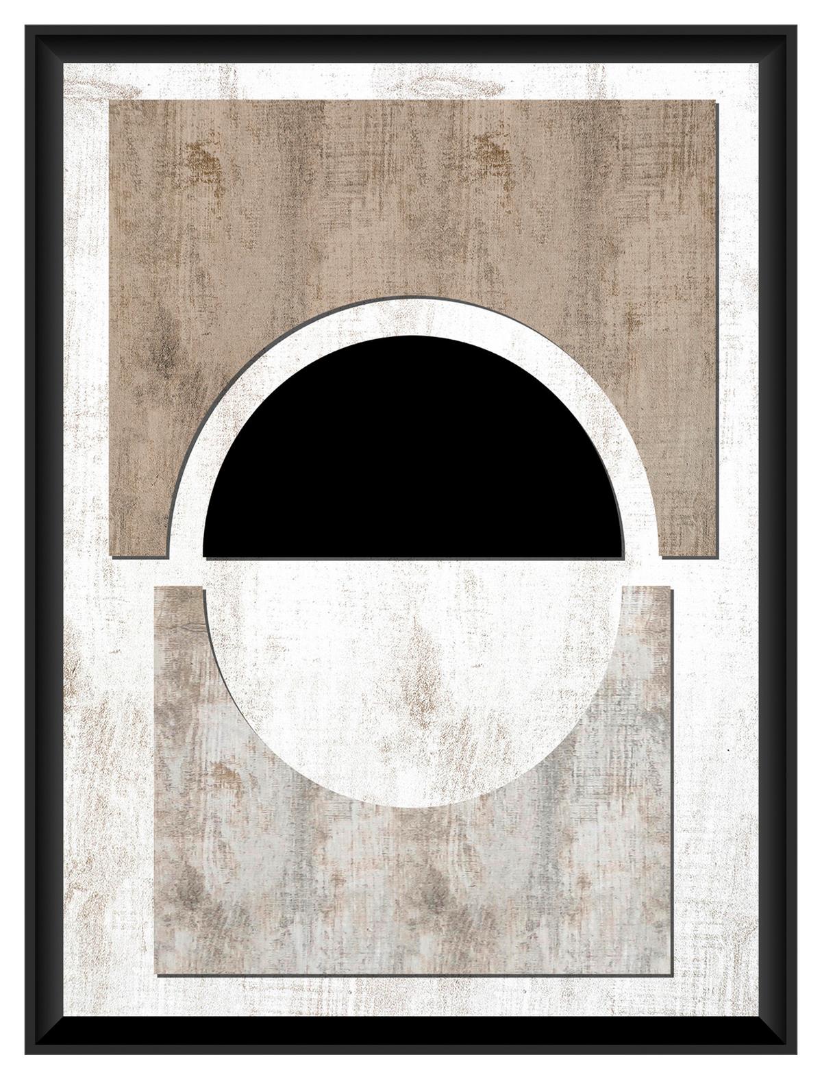 Bild Nero Multicolor ca. 30x40cm - Multicolor/Schwarz, Holzwerkstoff/Papier (30/40cm) - Modern Living