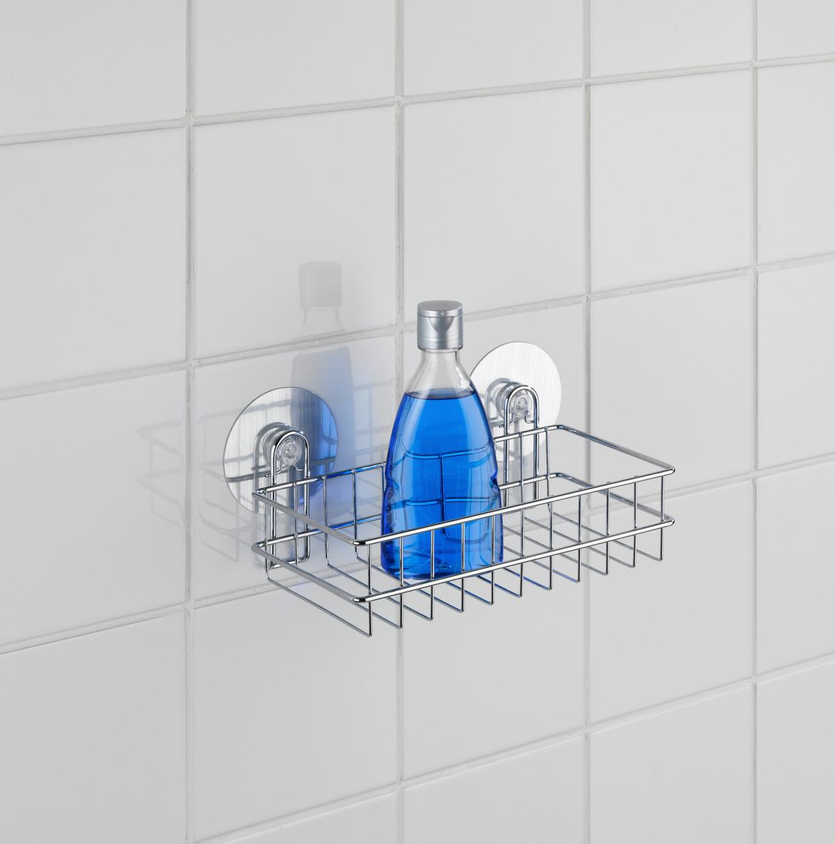 Regal Za Tuš Osimo - Moderno, metal (26/9,5/14cm) - Wenko