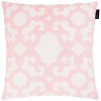 Zierkissen Grace in Hellrosa/Weiß ca. 45x45cm - Hellrosa/Weiß, MODERN, Textil (45/45cm) - Mary's
