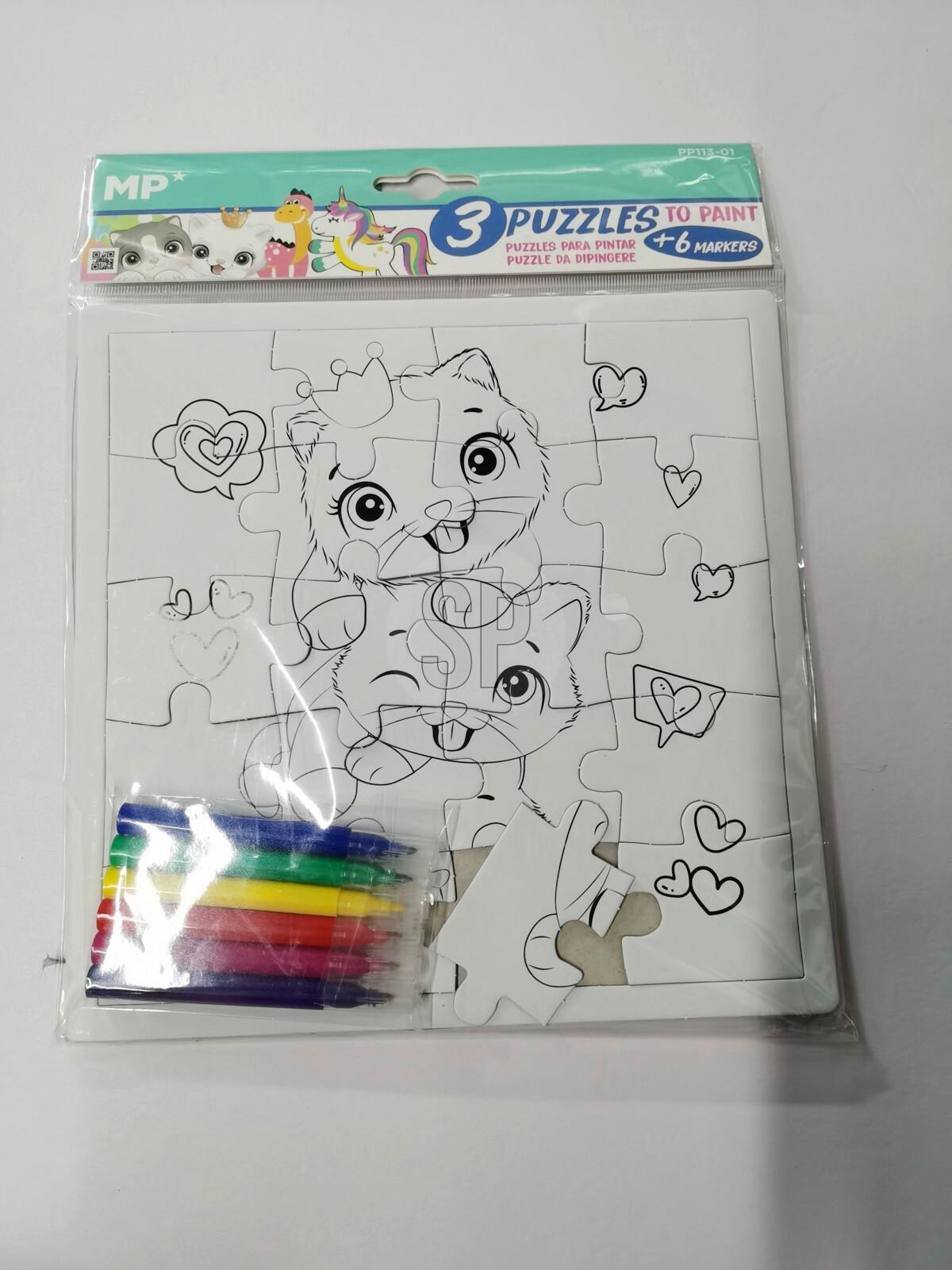 Színezhető Puzzle Color Puzzle - papír (21/21cm)