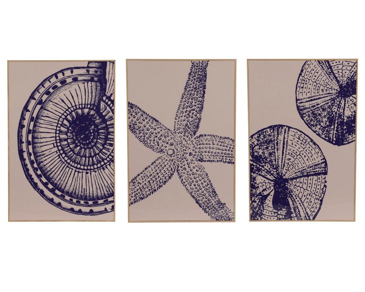 Zidna Dekoracija Saanvi - bež/plava, Basics (40/2,5/60cm)