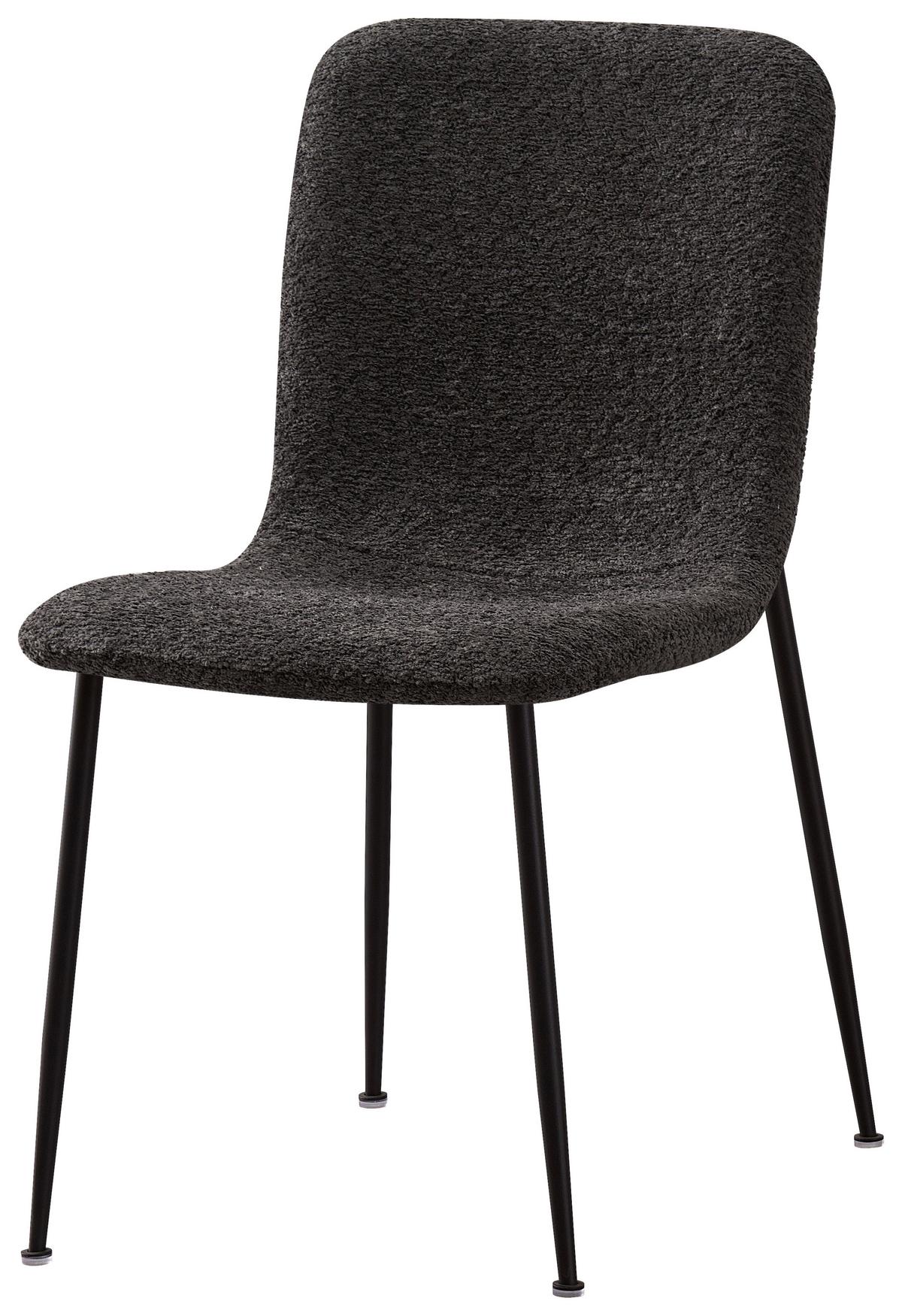 Stol Mila - temno siva/siva, Moderno, kovina/tekstil (43/82/57cm) - Mömax
